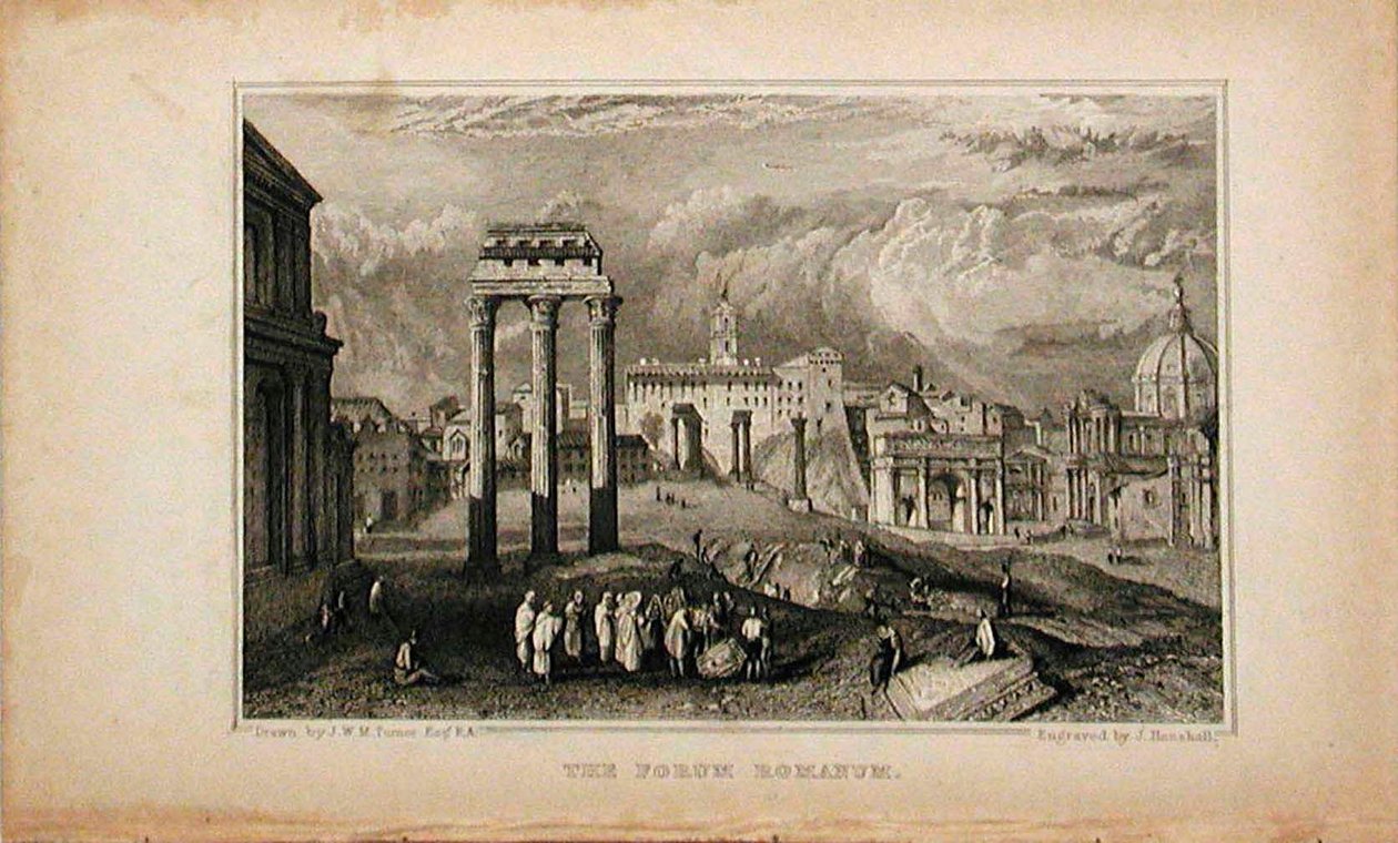 El Foro Romano de Joseph Mallord William Turner