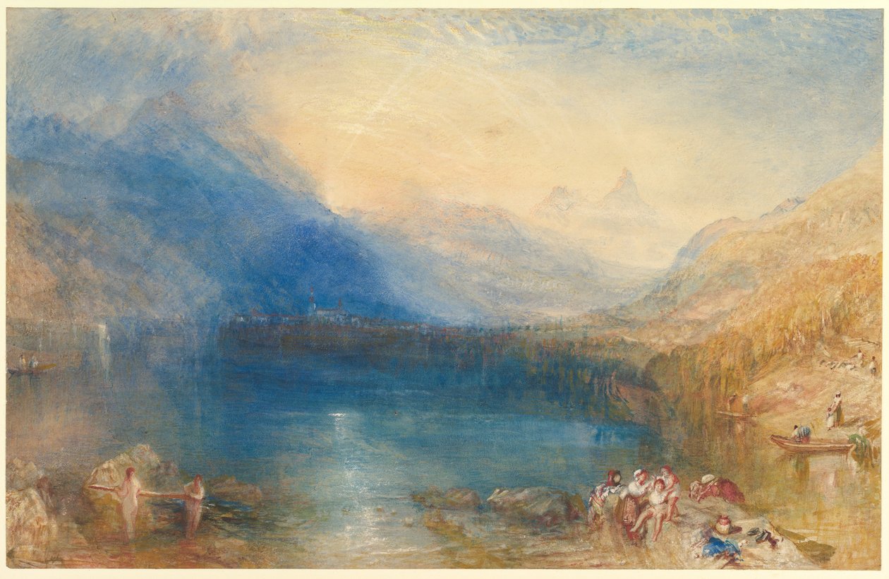 El lago de Zug de Joseph Mallord William Turner