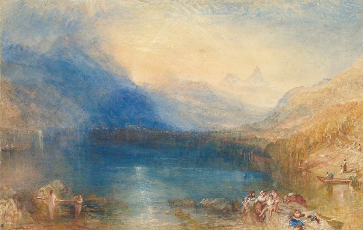 El lago de Zug, 1843 de Joseph Mallord William Turner