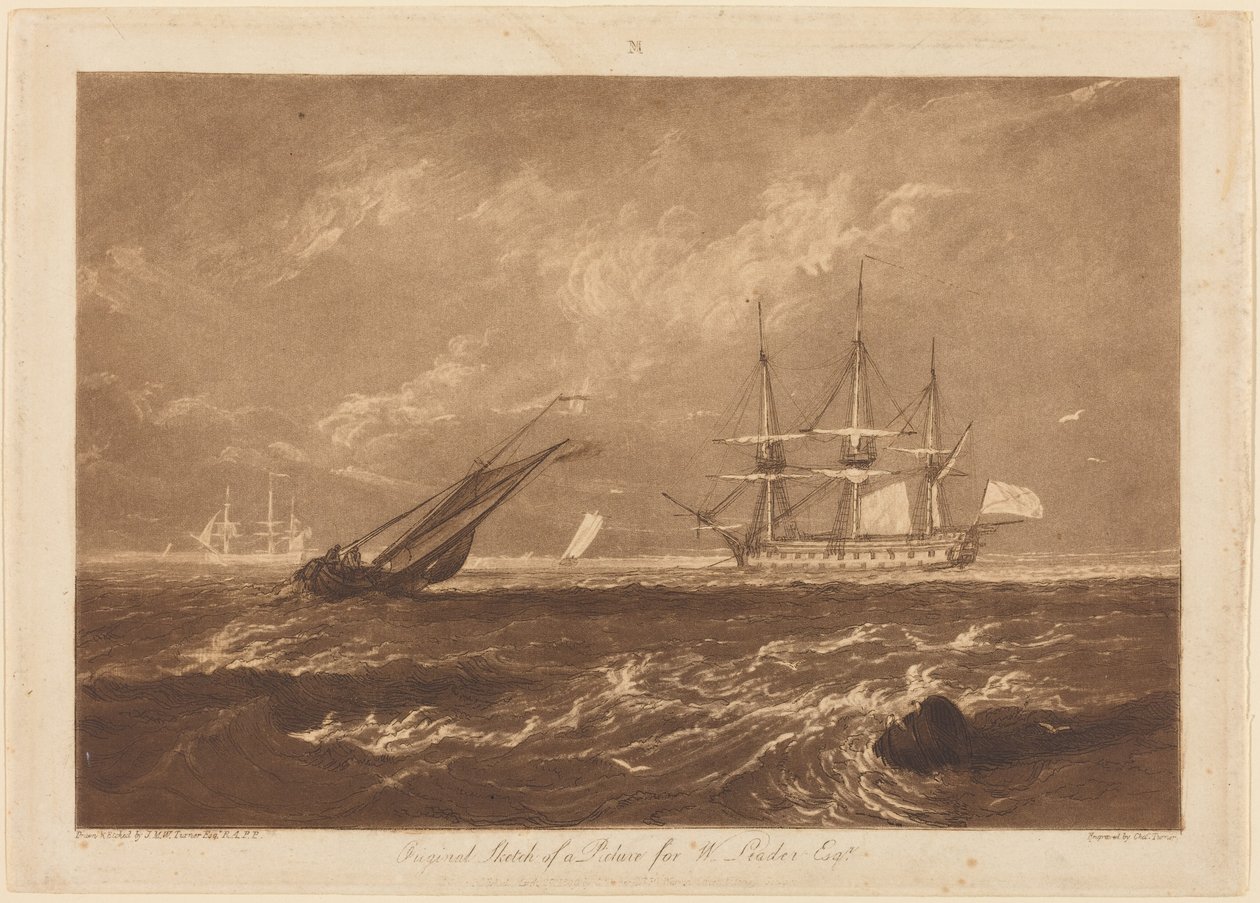 La marina Leader de Joseph Mallord William Turner