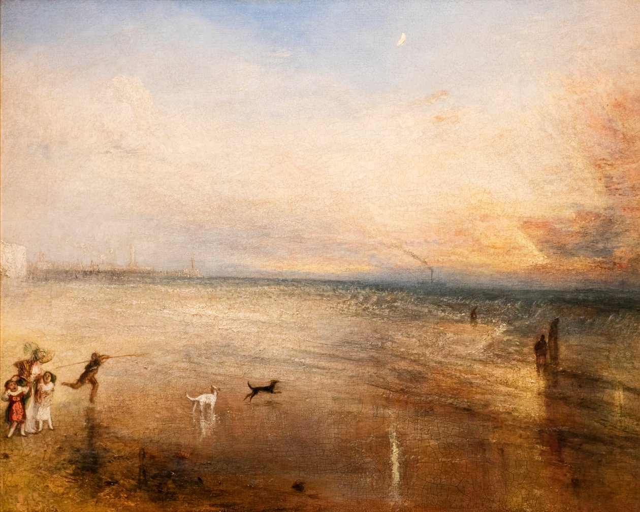 La Luna Nueva o "Perdí mi barco, no tienes tu aro" de Joseph Mallord William Turner