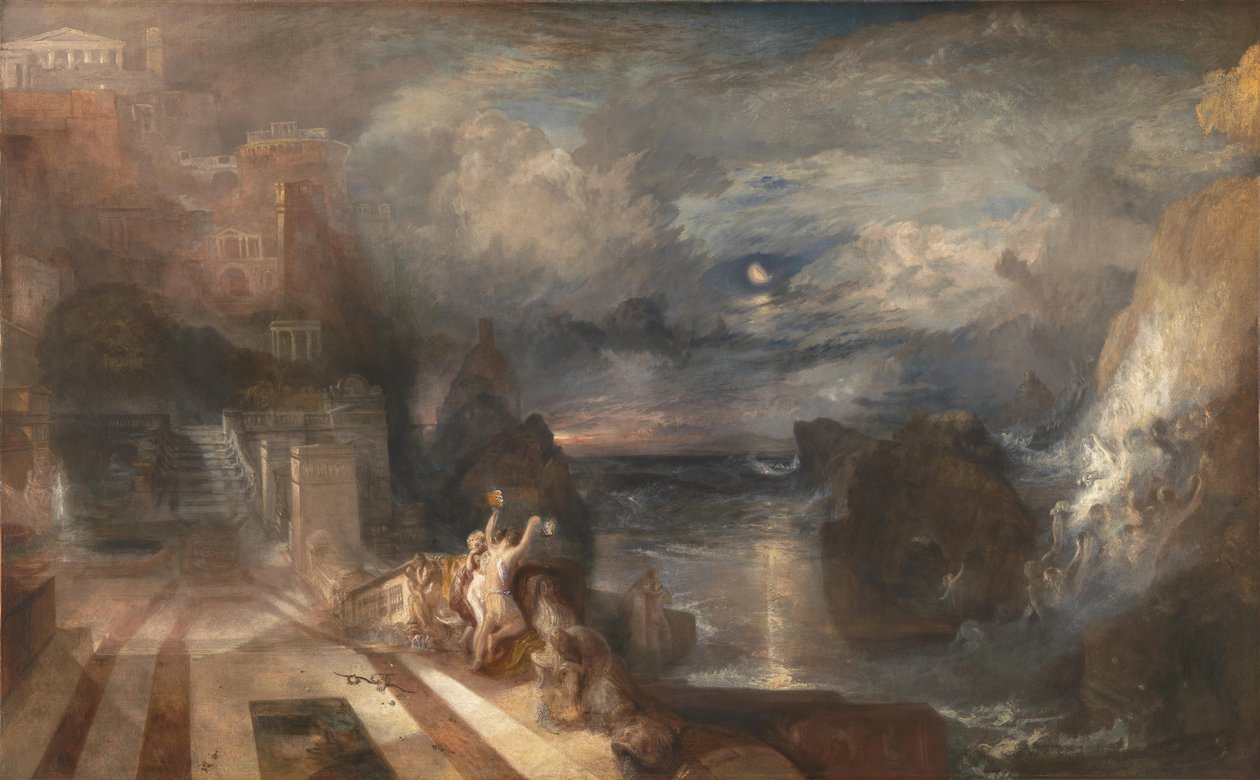 La Despedida de Hero y Leandro, antes de 1837 de Joseph Mallord William Turner