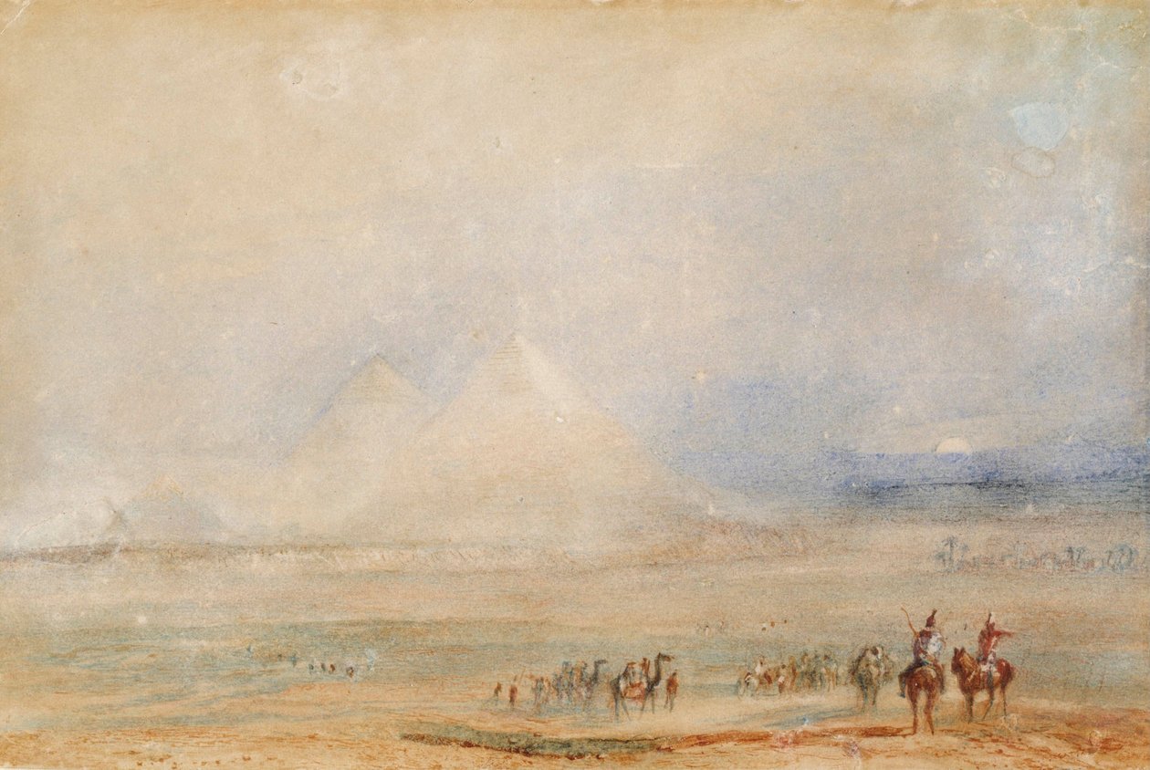Las pirámides de Giza de Joseph Mallord William Turner