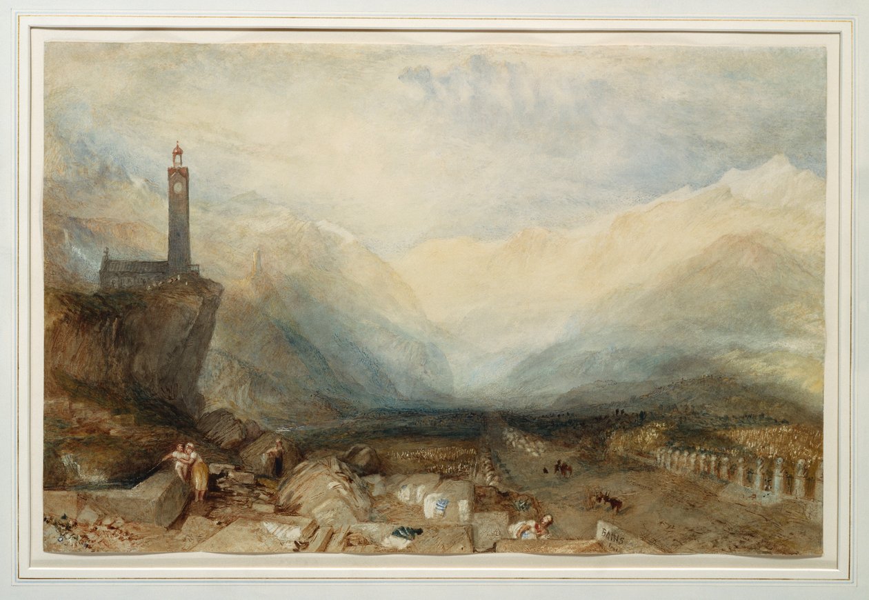 El paso de Splugen, c.1842-43 de Joseph Mallord William Turner