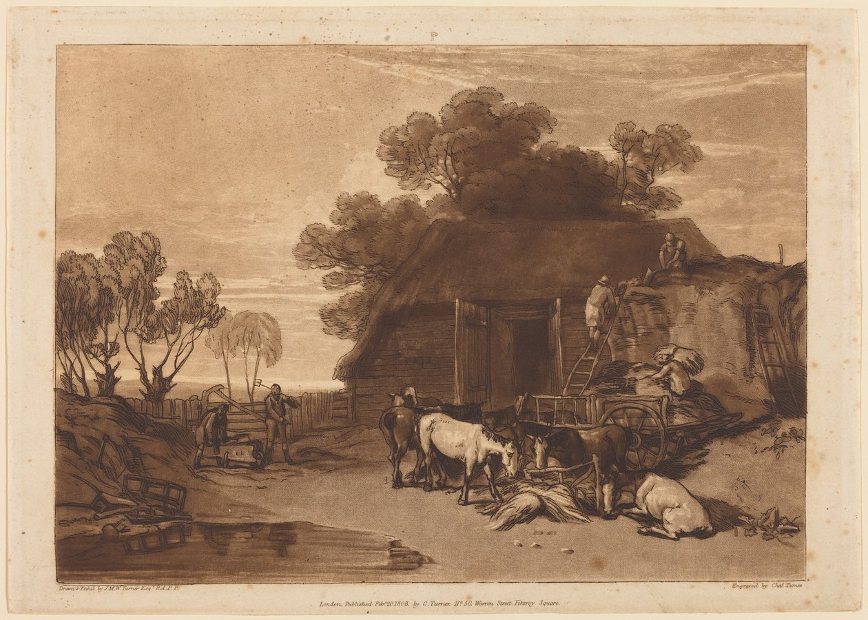 El Patio de la Paja de Joseph Mallord William Turner