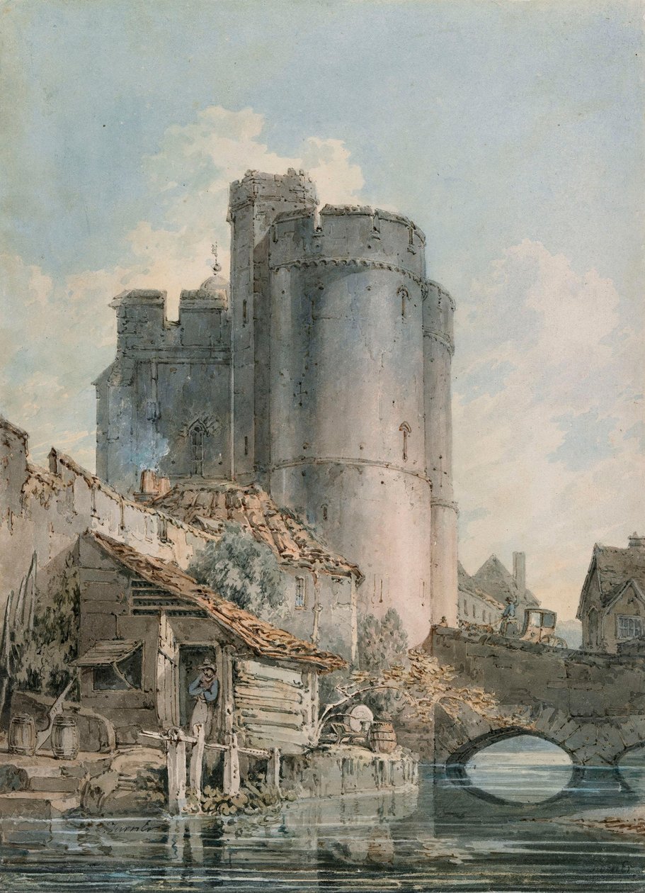 La Puerta Oeste, Canterbury, Kent de Joseph Mallord William Turner