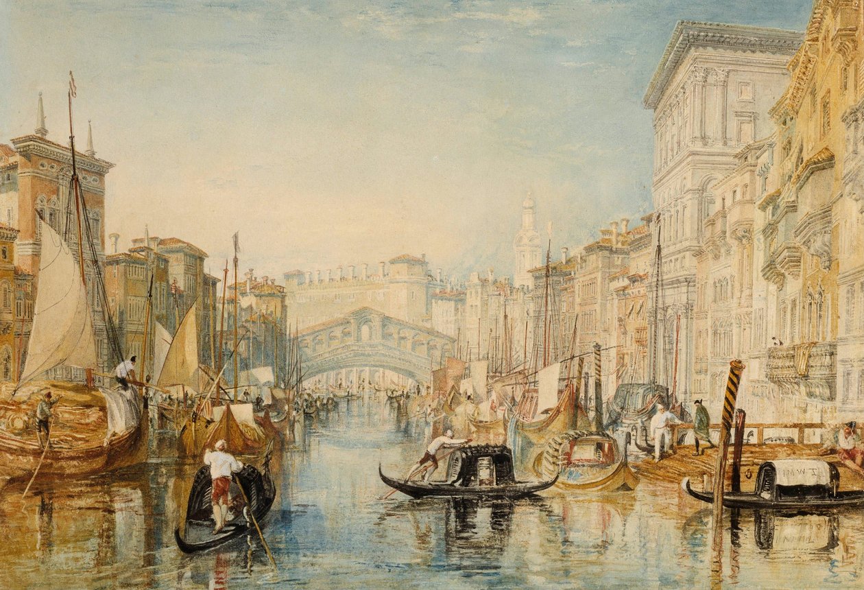 Venecia: El Rialto de Joseph Mallord William Turner
