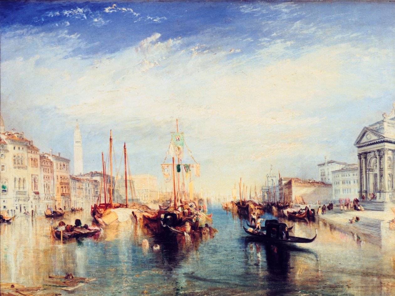 Venecia, desde el pórtico de la Madonna della Salute, c1835 de Joseph Mallord William Turner