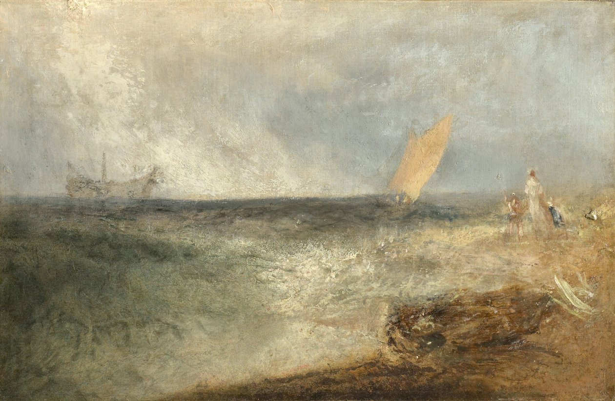 Vista de Margate, atardecer, c.1840 de Joseph Mallord William Turner