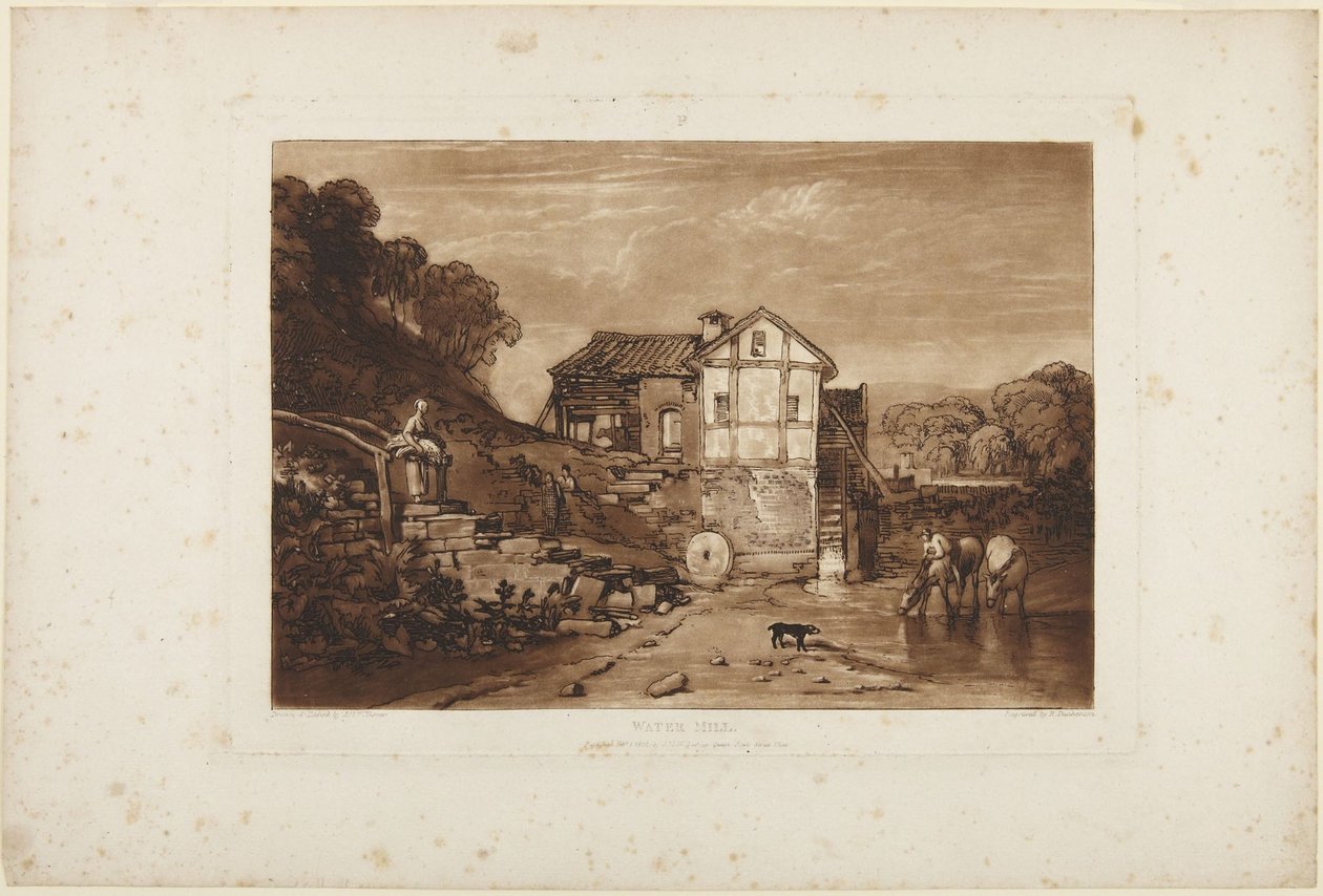 Molino de agua de Joseph Mallord William Turner