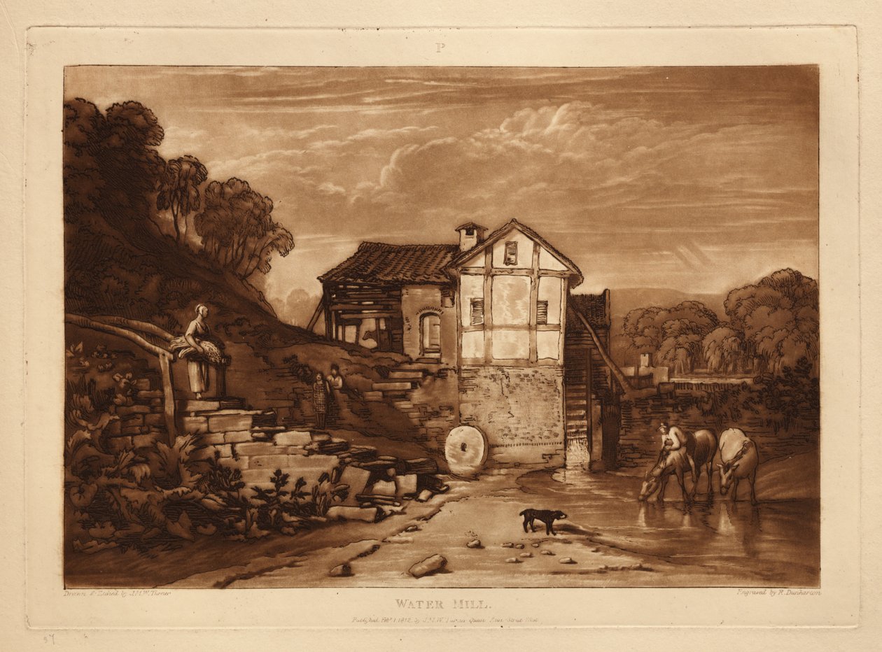 Molino de agua de Joseph Mallord William Turner