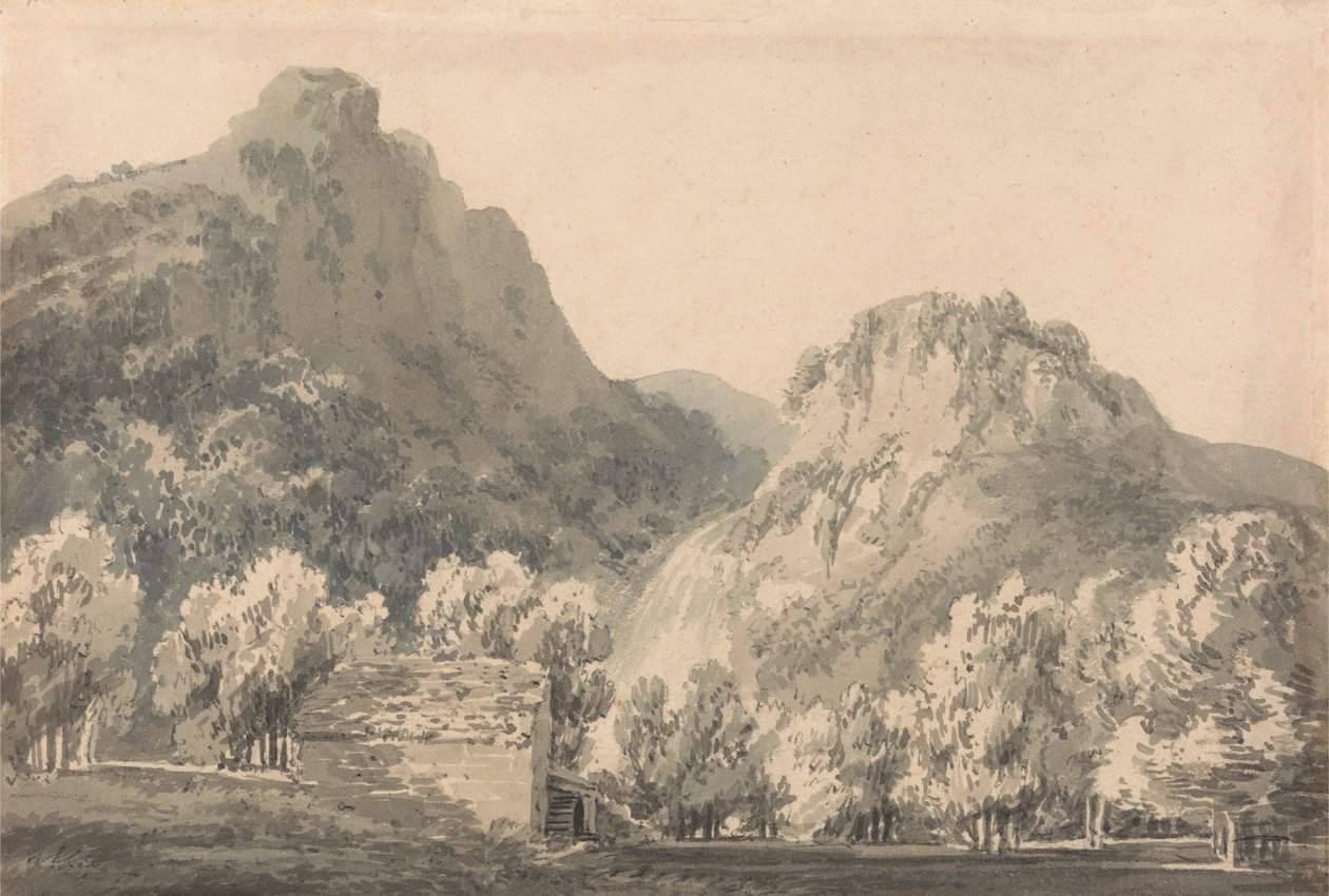 Cascada de Lodore, Cumberland de Joseph Mallord William Turner