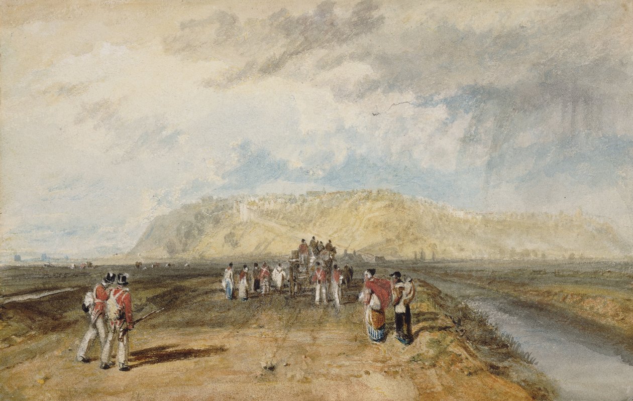 Winchelsea desde el camino de Rye de Joseph Mallord William Turner