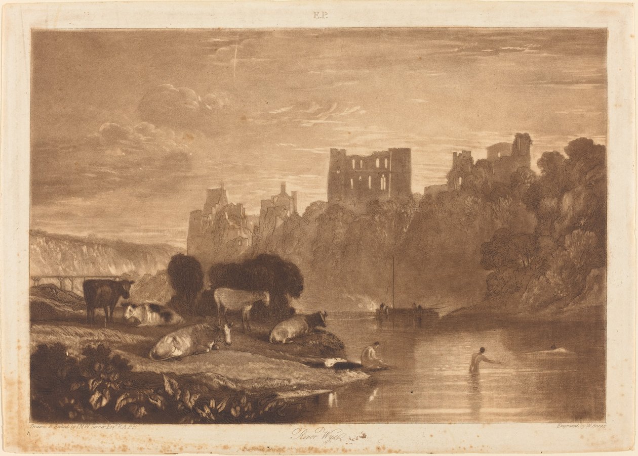 Río Wye de Joseph Mallord William Turner and W.T. Annis
