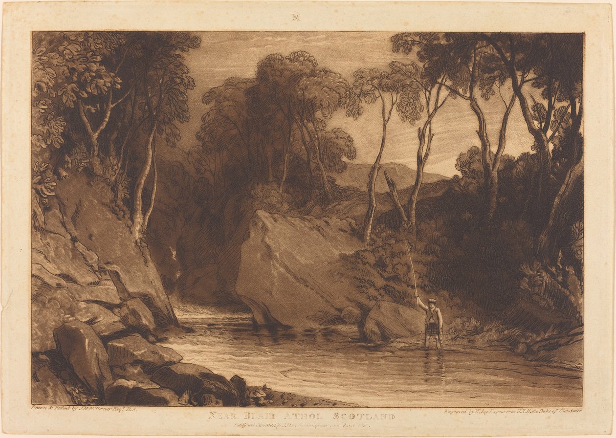 Cerca de Blair Athol de Joseph Mallord William Turner and William Say