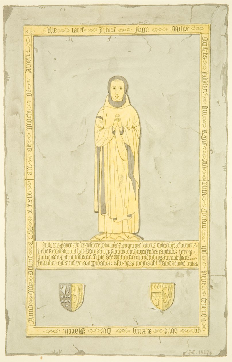 Brass de Sir John Inyn en Santa María Redcliffe de Joseph Manning
