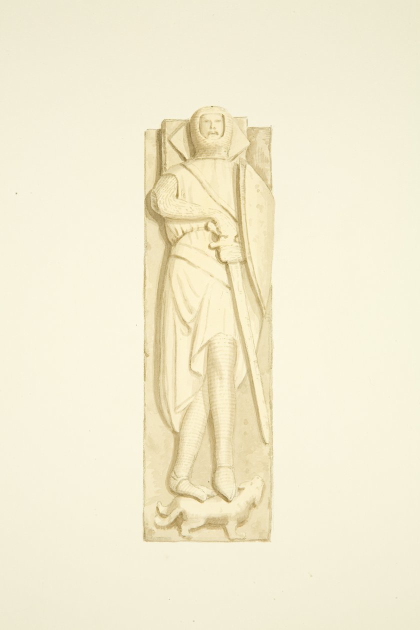 Efigie de Robert de Berkeley en St Mary Redcliffe de Joseph Manning