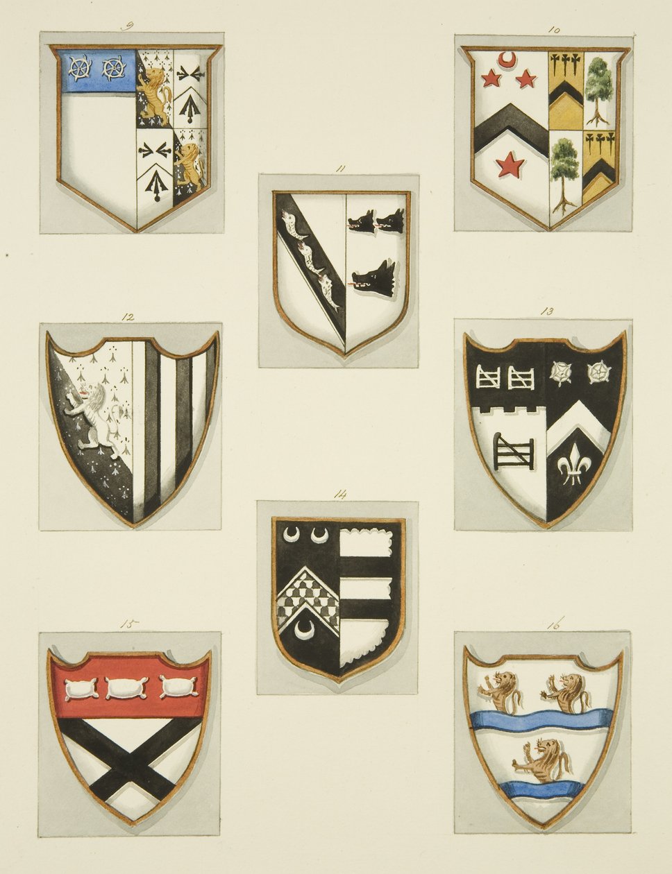 Escudos Monumentales en la Iglesia de San Agustín de Joseph Manning