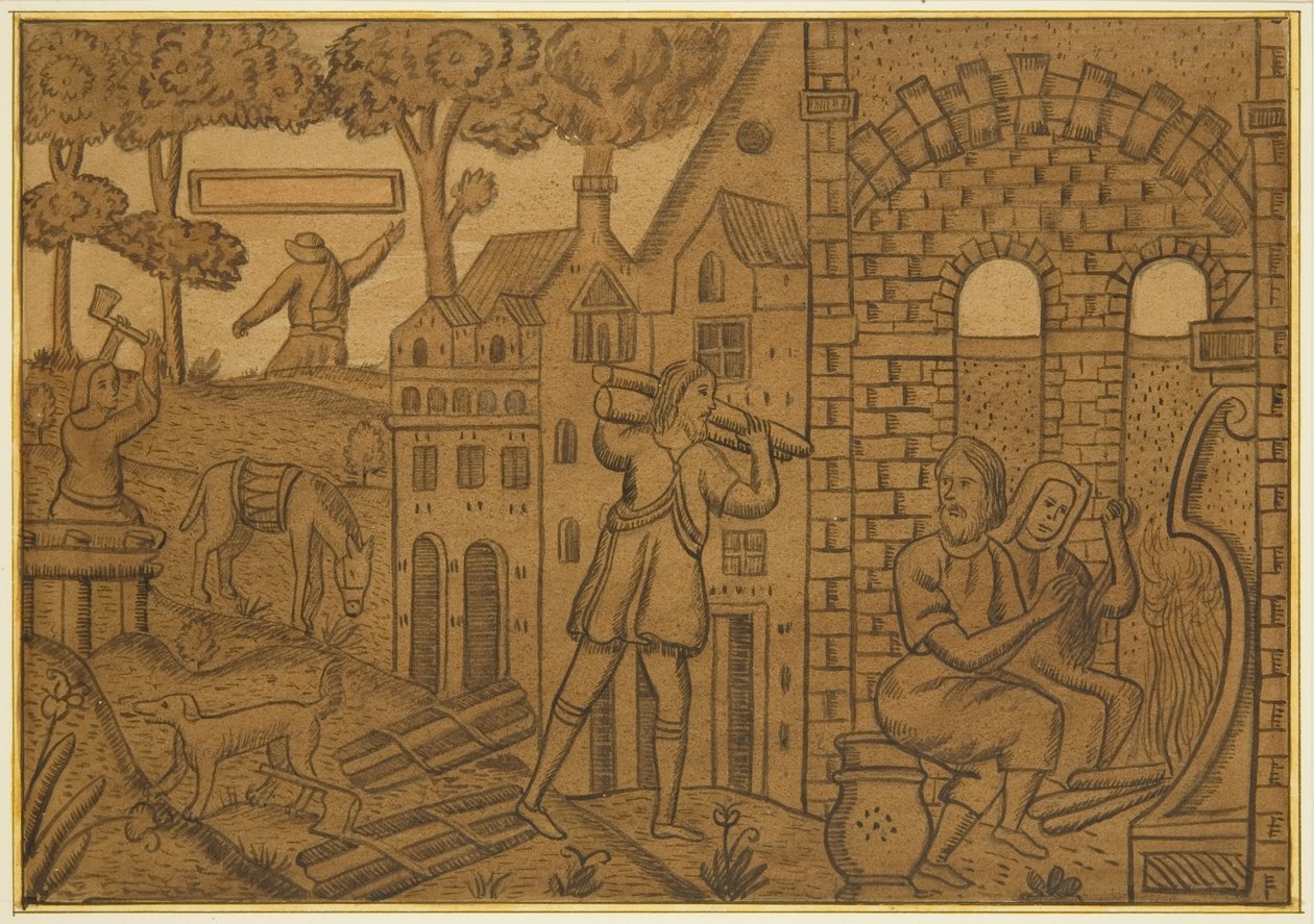Panel de un viejo cofre de roble en el Orfanato, Hook