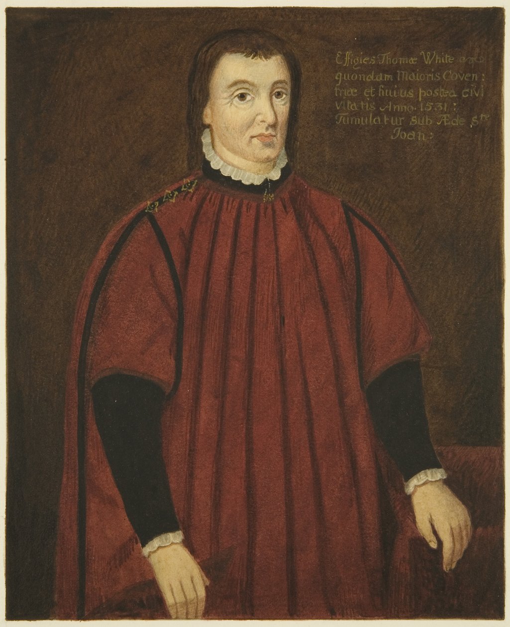 Retrato en la Casa del Consejo de Thomas White de Joseph Manning