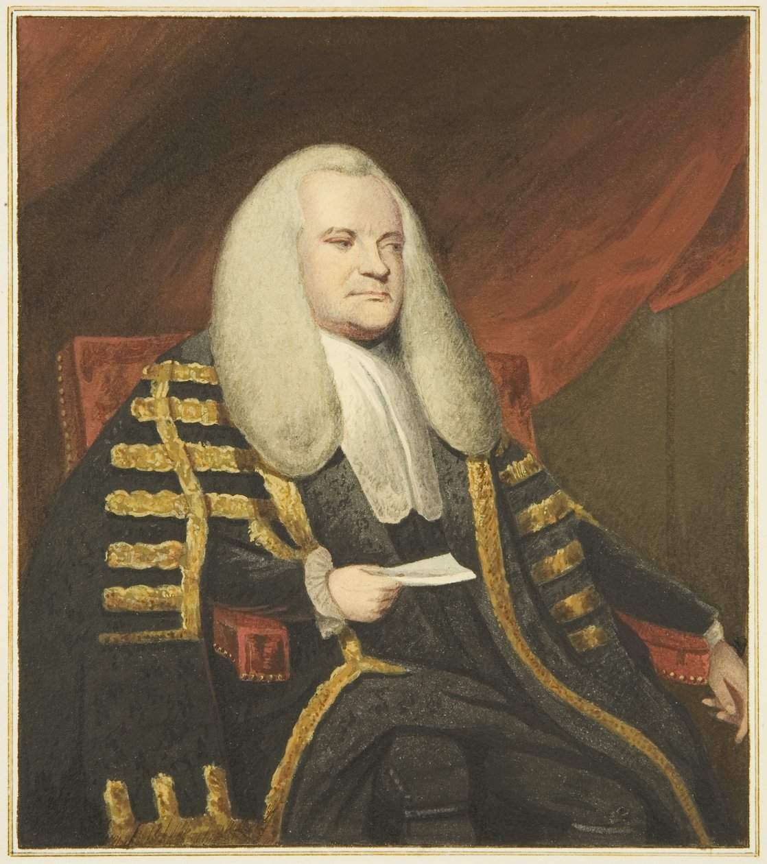 Retrato en la Mansion House, Queen Square, de Lord Ashburton de Joseph Manning
