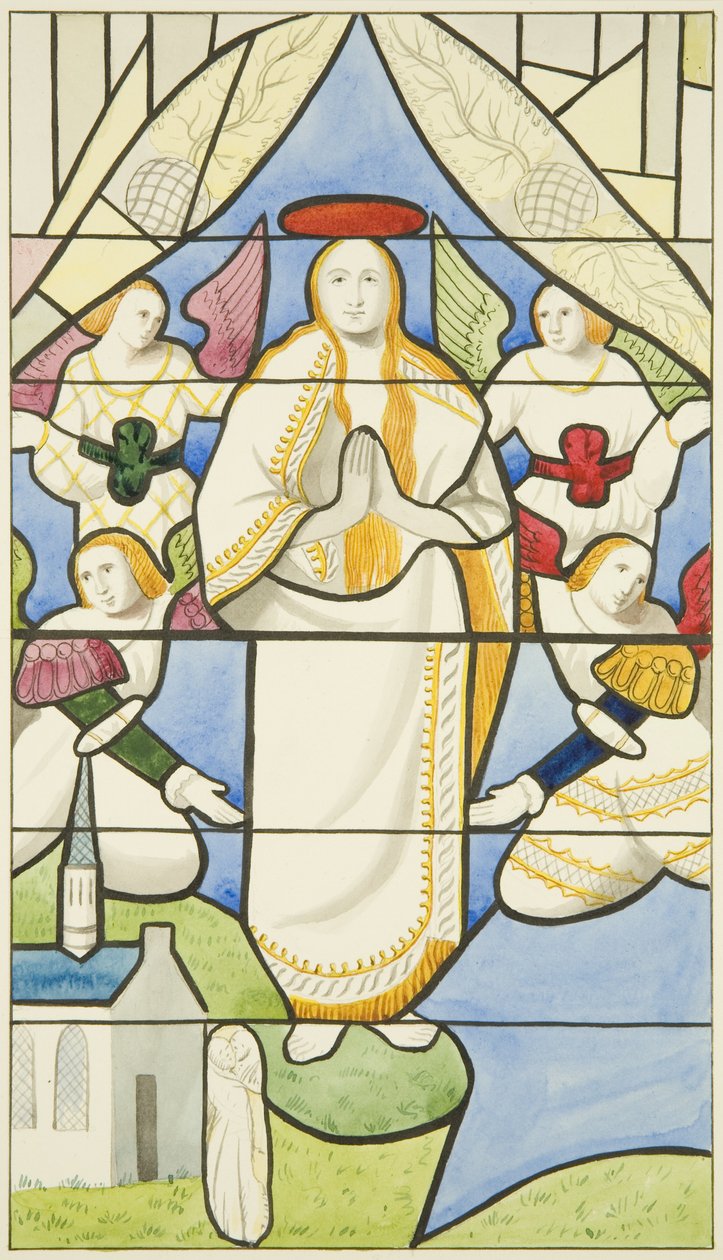 Vitrales en San Marcos - la Asunción de la Virgen de Joseph Manning