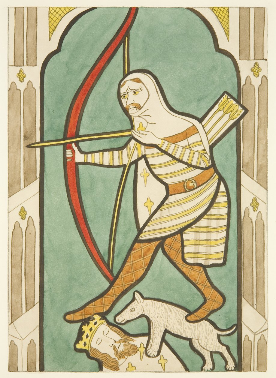 Vitrales en las ventanas norte y sur del coro de la Catedral de Bristol de Joseph Manning
