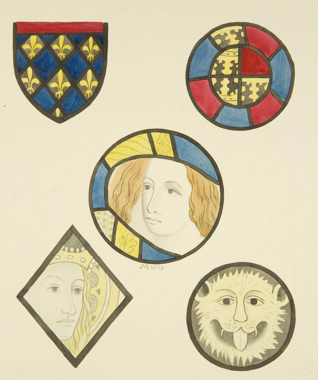 Vidrieras en varias ventanas de St Mary Redcliffe de Joseph Manning
