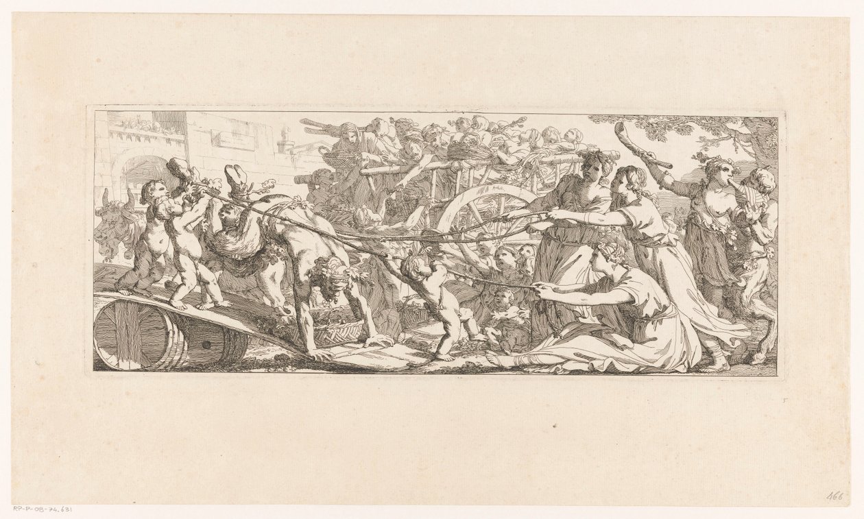 Regreso de la vendimia Les travaux de la vendange (título de la serie) de Joseph Marie Vien (I)