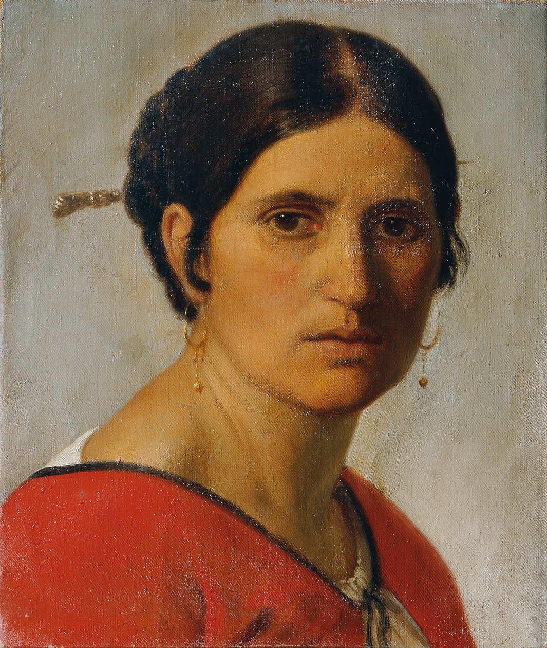 campesina italiana de Joseph Mathias von Trenkwald