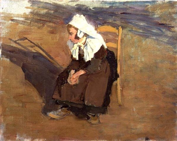 Evening Thoughts (óleo sobre lienzo) de Joseph Milner Kite