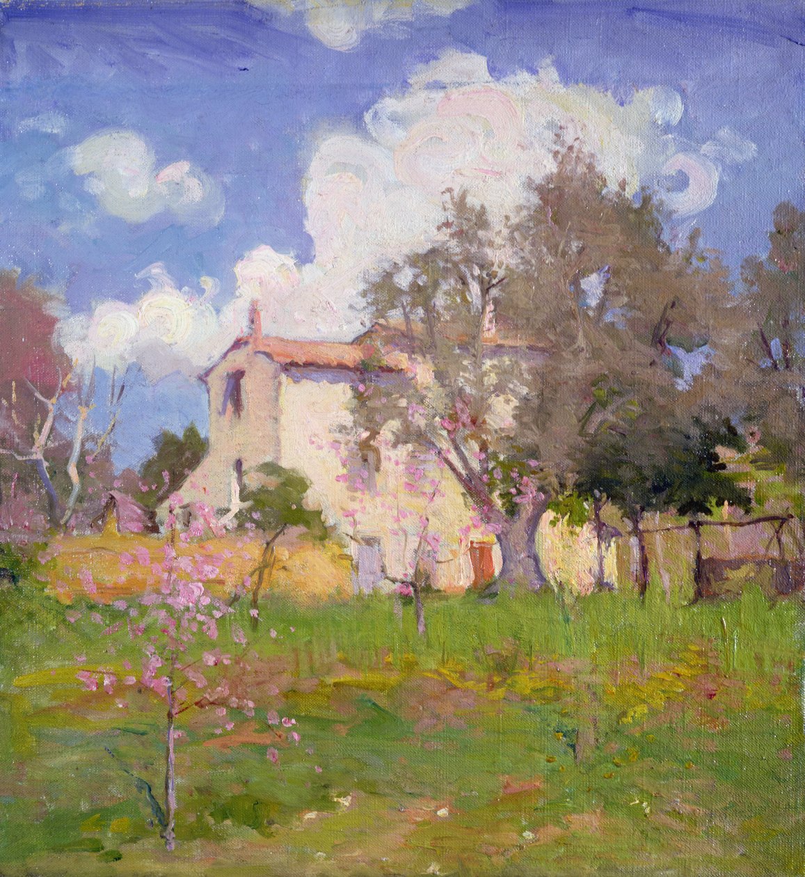 The Cottage Garden (óleo sobre lienzo) de Joseph Milner Kite