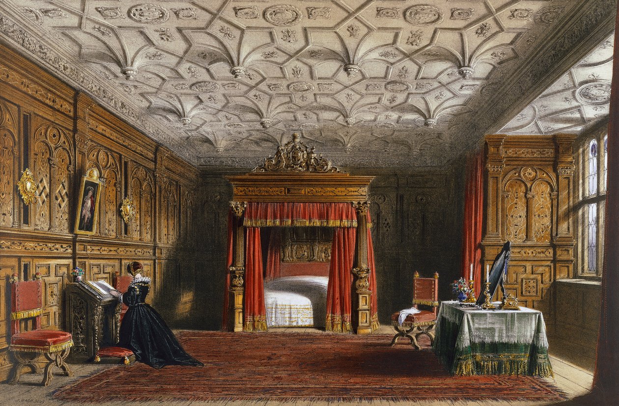 Cámara incrustada, Sizergh, Westmoreland de Joseph Nash