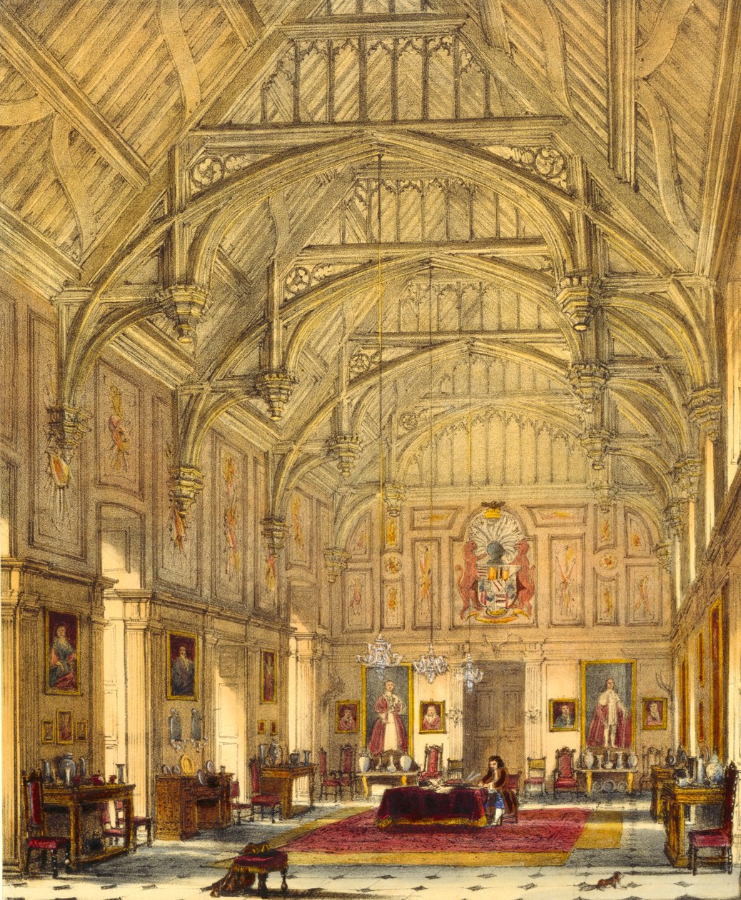 El Gran Salón, Biddington, Surrey, 1600, de 