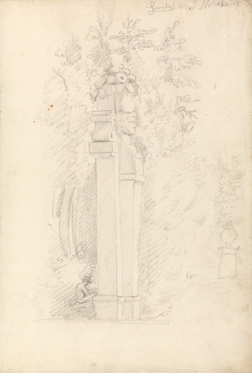 Un trimestre en un jardín de Joseph Nollekens