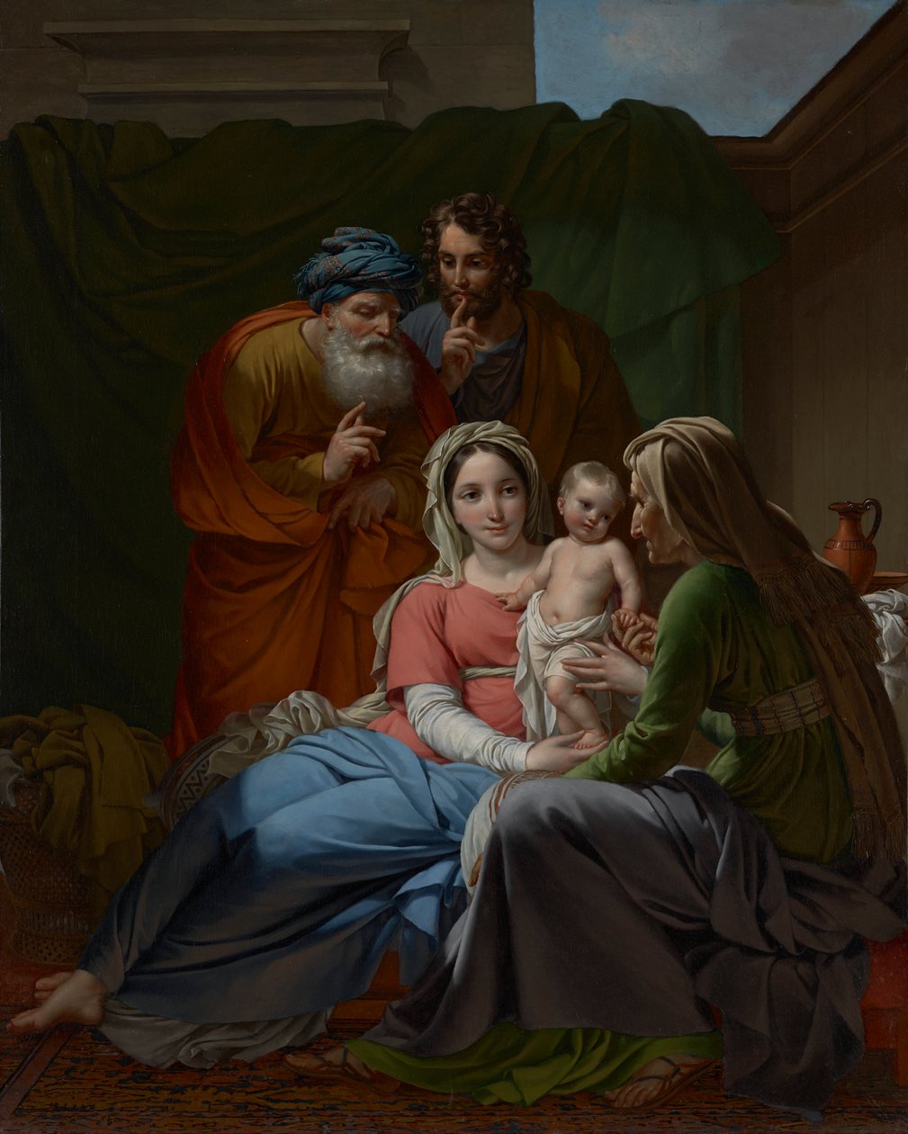 La Sagrada Familia, c.1820 de Joseph Paelinck