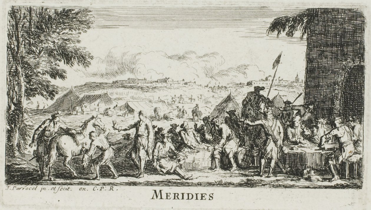 Mediodía, de Las horas del día de Joseph Parrocel