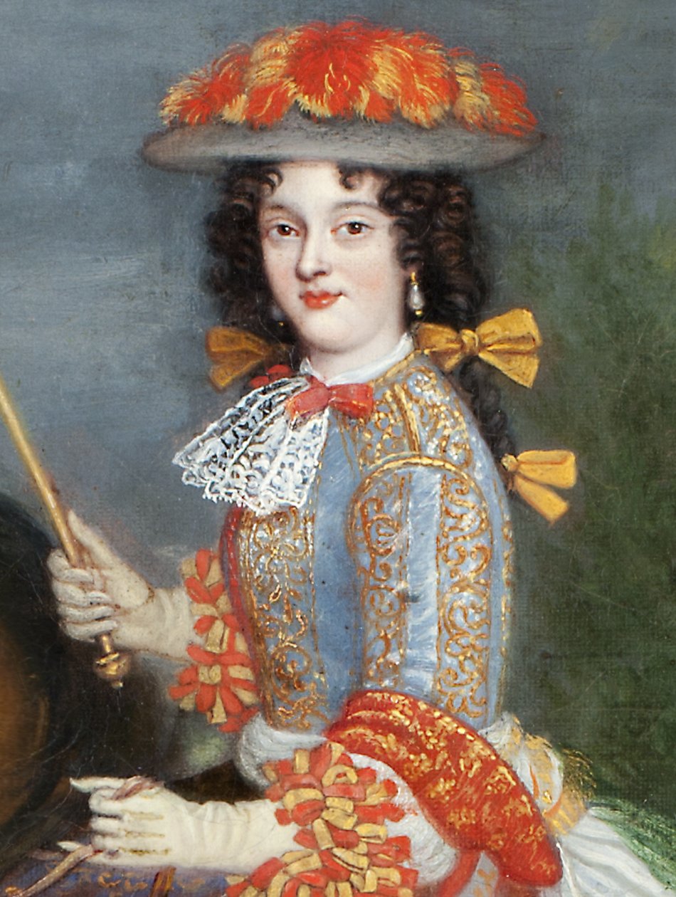 Parrocel - Marie Anne Mancini - castillo de Skokloster (recortado-editado) de Joseph Parrocel