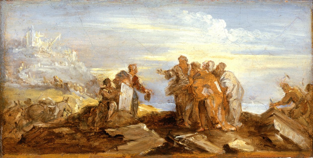Escena de la Historia Antigua, c.1680-90 de Joseph Parrocel