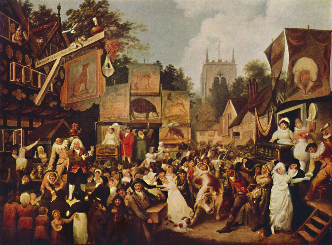 Feria de un pueblo, 1942 de Joseph Parry