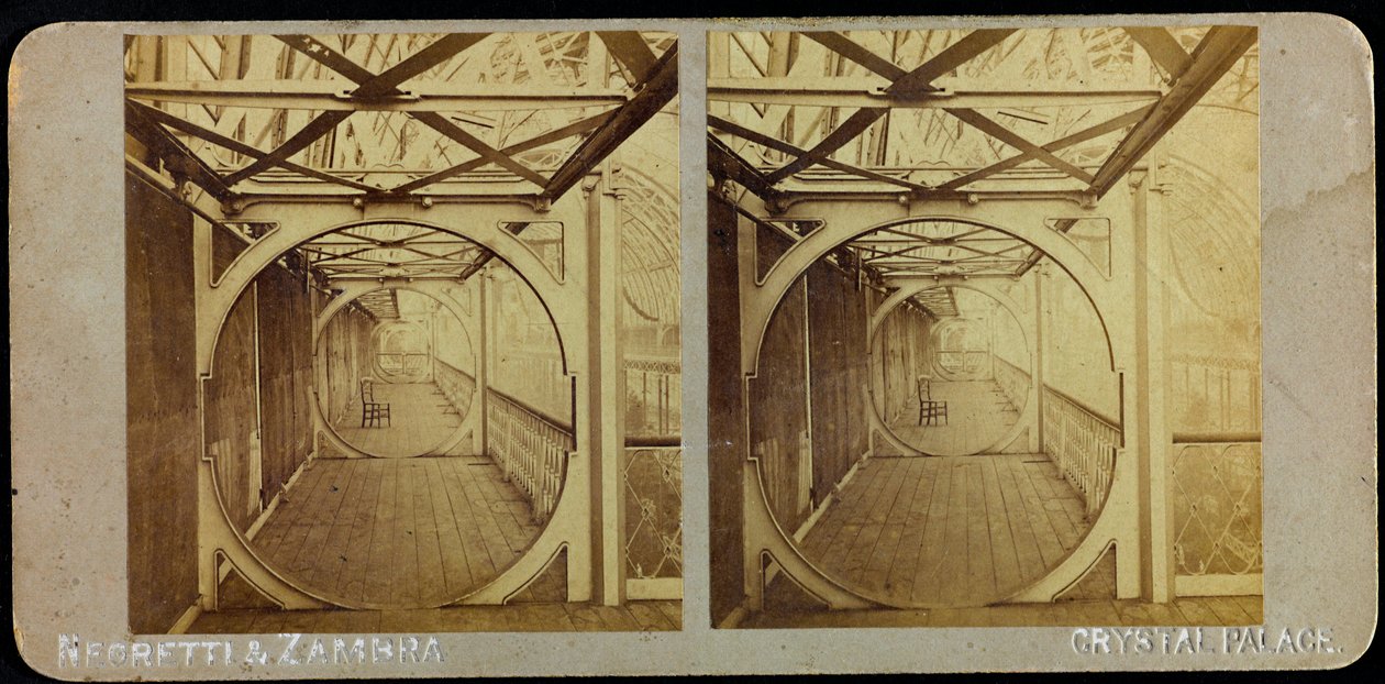 Galería telescópica, Palacio de Cristal de Joseph Paxton