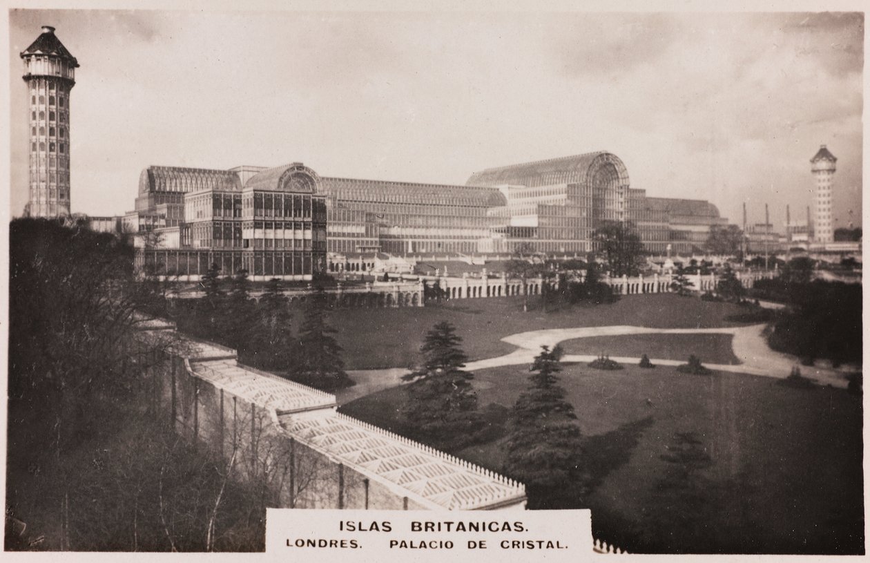 Vista del Palacio de Cristal en Londres de Joseph Paxton