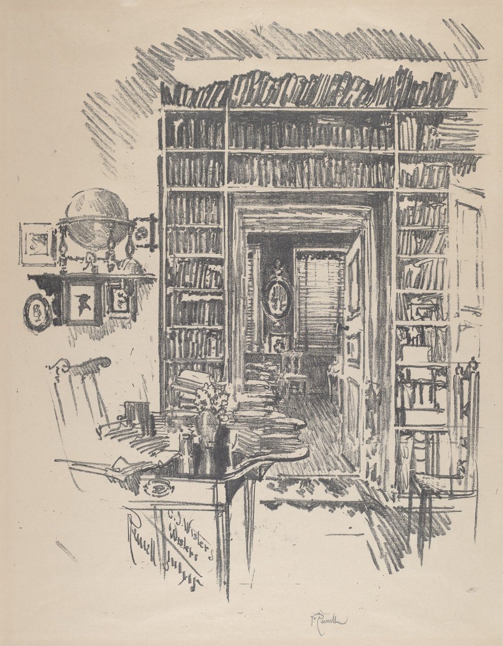 Biblioteca del Dr. Wister de Joseph Pennell