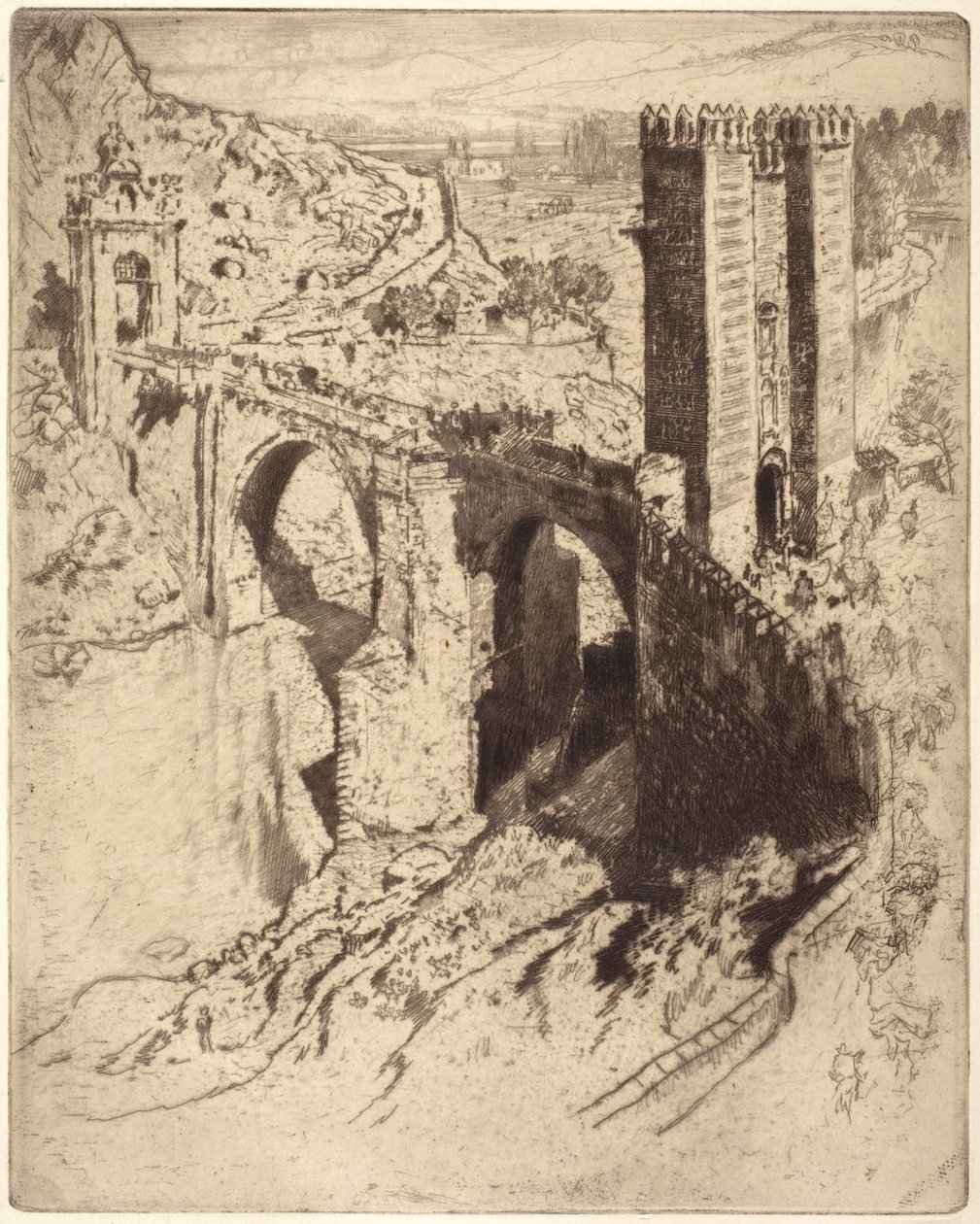 Puente de Alcántara de Joseph Pennell