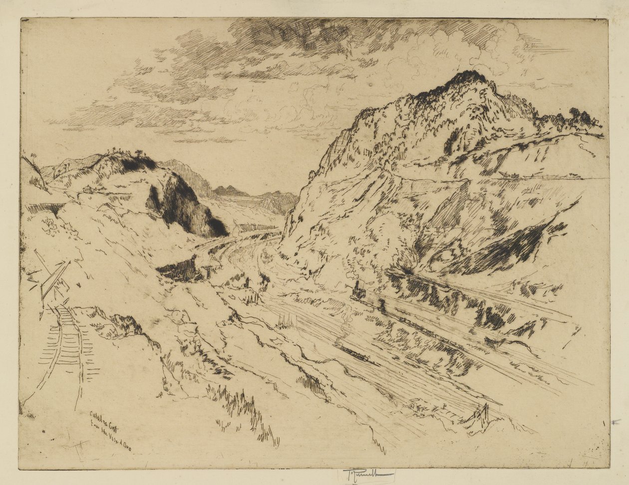Corte de Culebra, Panamá de Joseph Pennell
