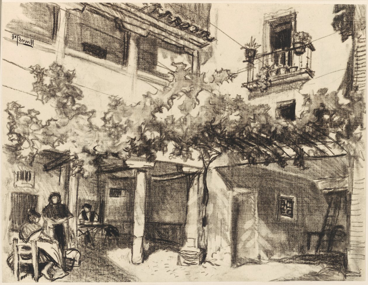 Imágenes encantadoras de la vida doméstica, Alcalá de Joseph Pennell