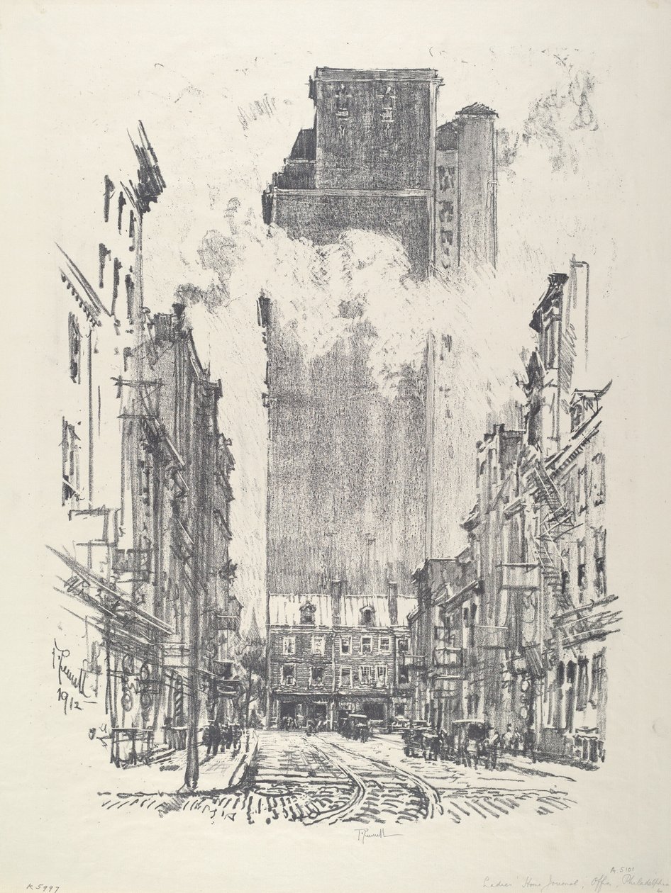 Calle Sansom de Joseph Pennell