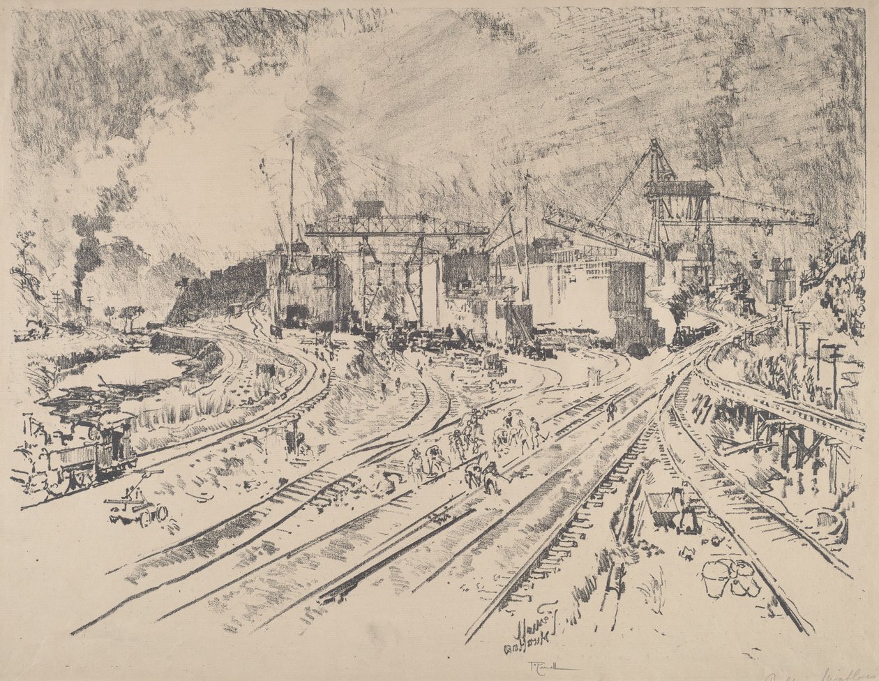 Madrugada, Miraflores, 1912 de Joseph Pennell