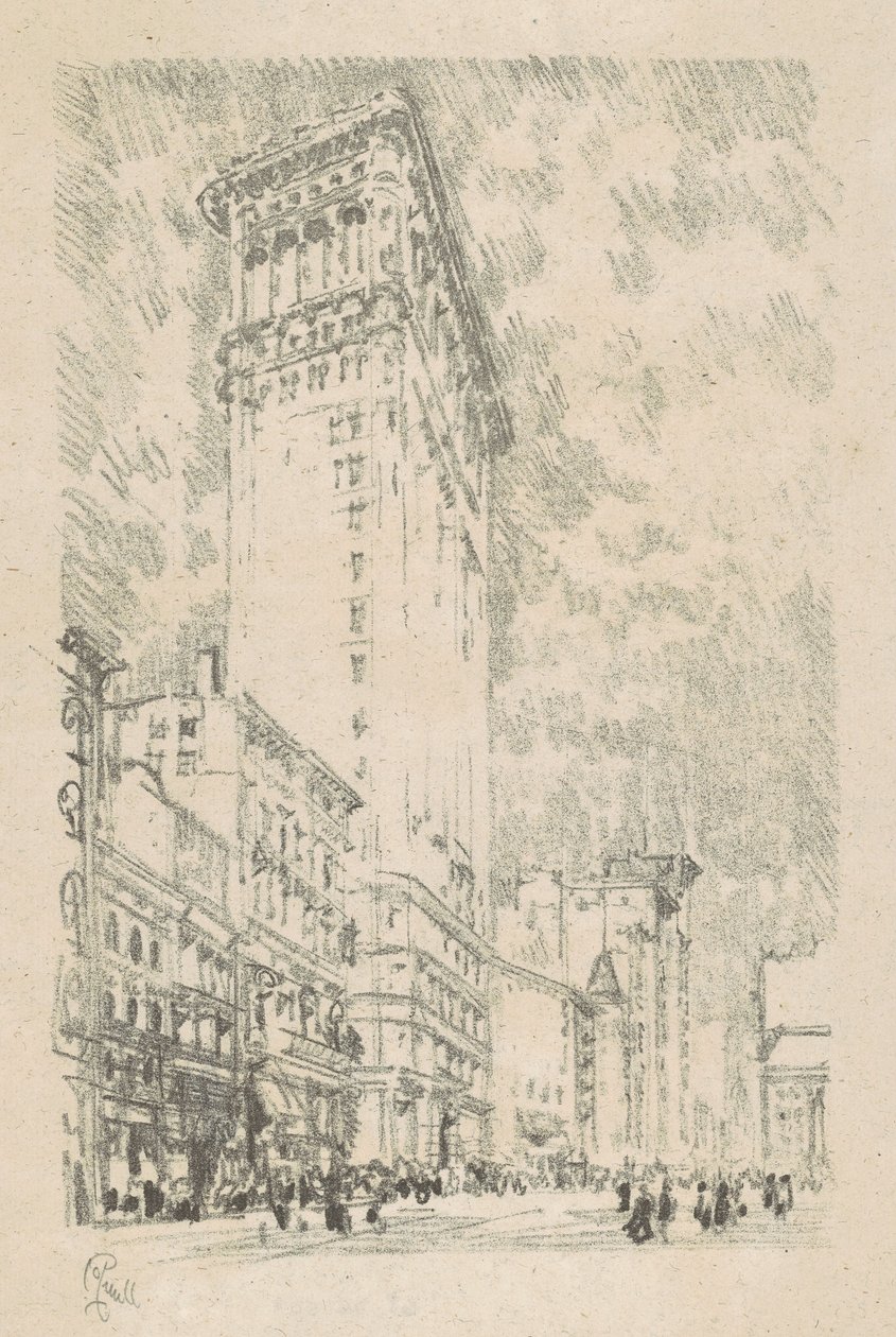 Edificio Flatiron, 1904 de Joseph Pennell