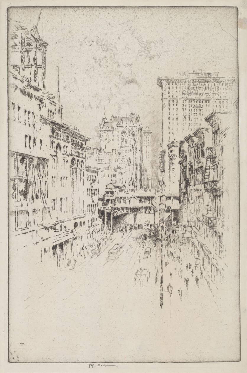 Calle Cuarenta y Dos de Joseph Pennell